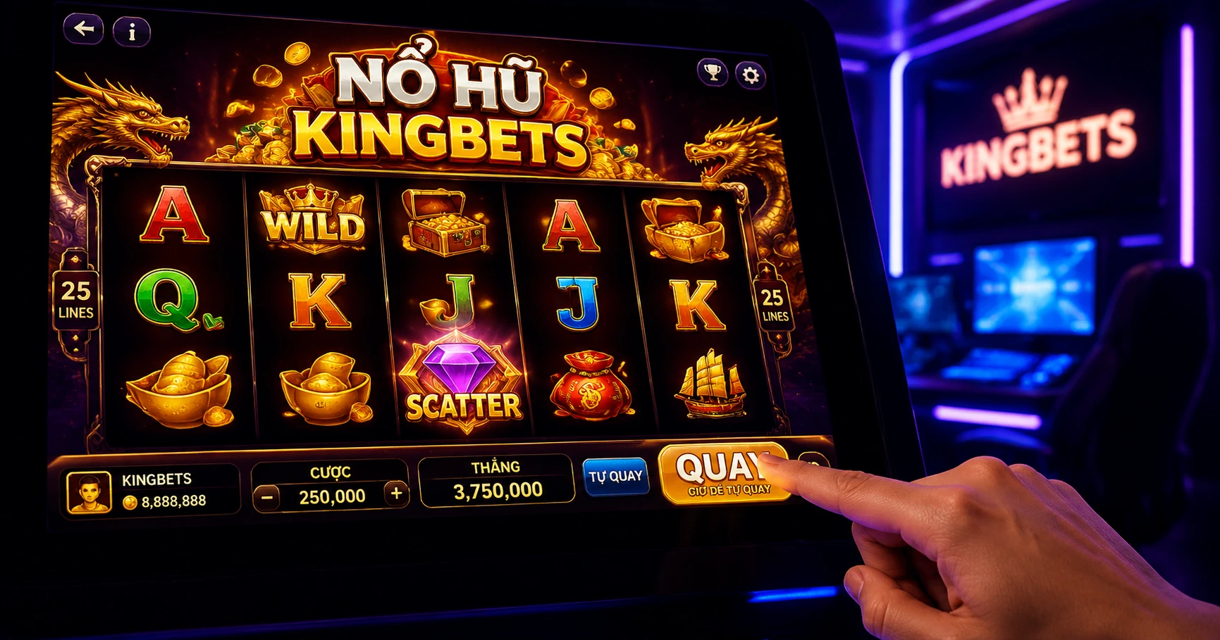 Khám Phá game nổ hũ kingbets: Trải Nghiệm Đẳng Cấp Và Cơ Hội Trúng Lớn - image 2