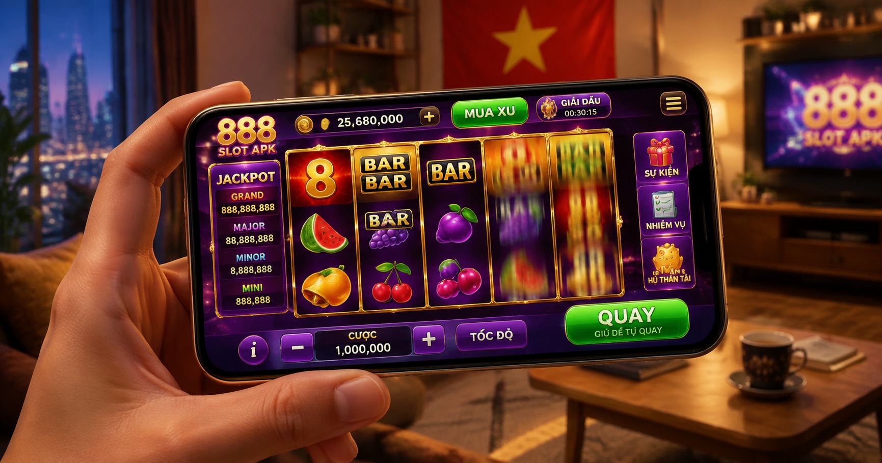 Khám phá 888slot apk 888slot 888 slot – Trải nghiệm game nổ hũ đỉnh cao - image 1 Khám phá 888slot apk 888slot 888 slot – Trải nghiệm game nổ hũ đỉnh cao - image 1